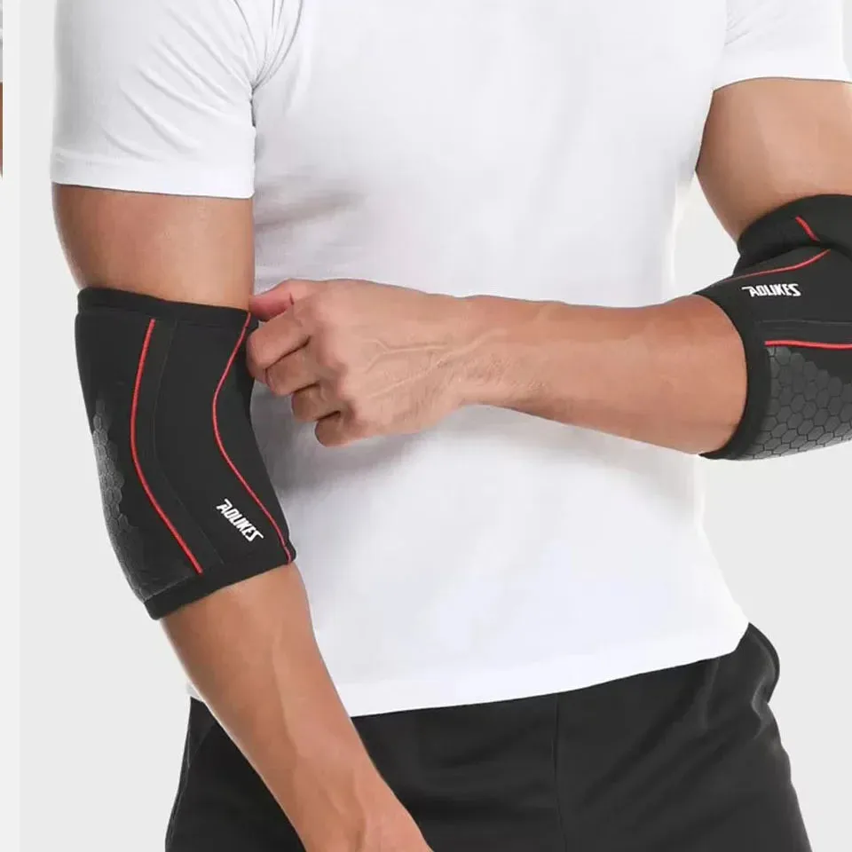 7Mm Neoprene Elbow Brace For Weightlifting Compression Arm Sleeve For Powerlifting & Fitness