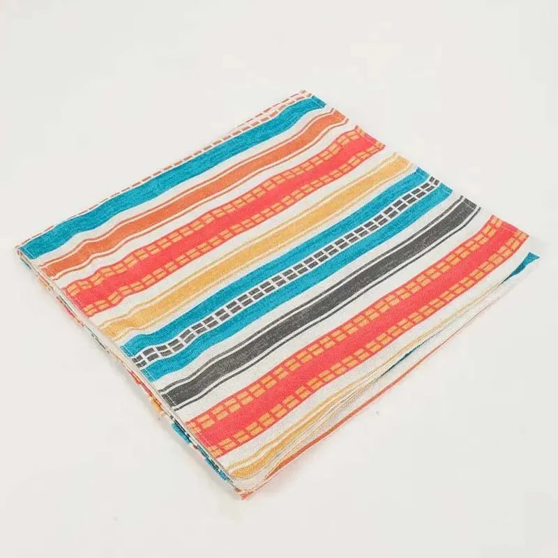 Abstract Lines Floral Cotton Polyester Table Runner | 54 x 14 Inches