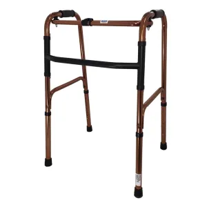 Aluminium Foldable Walking Frame with Glydesafe®