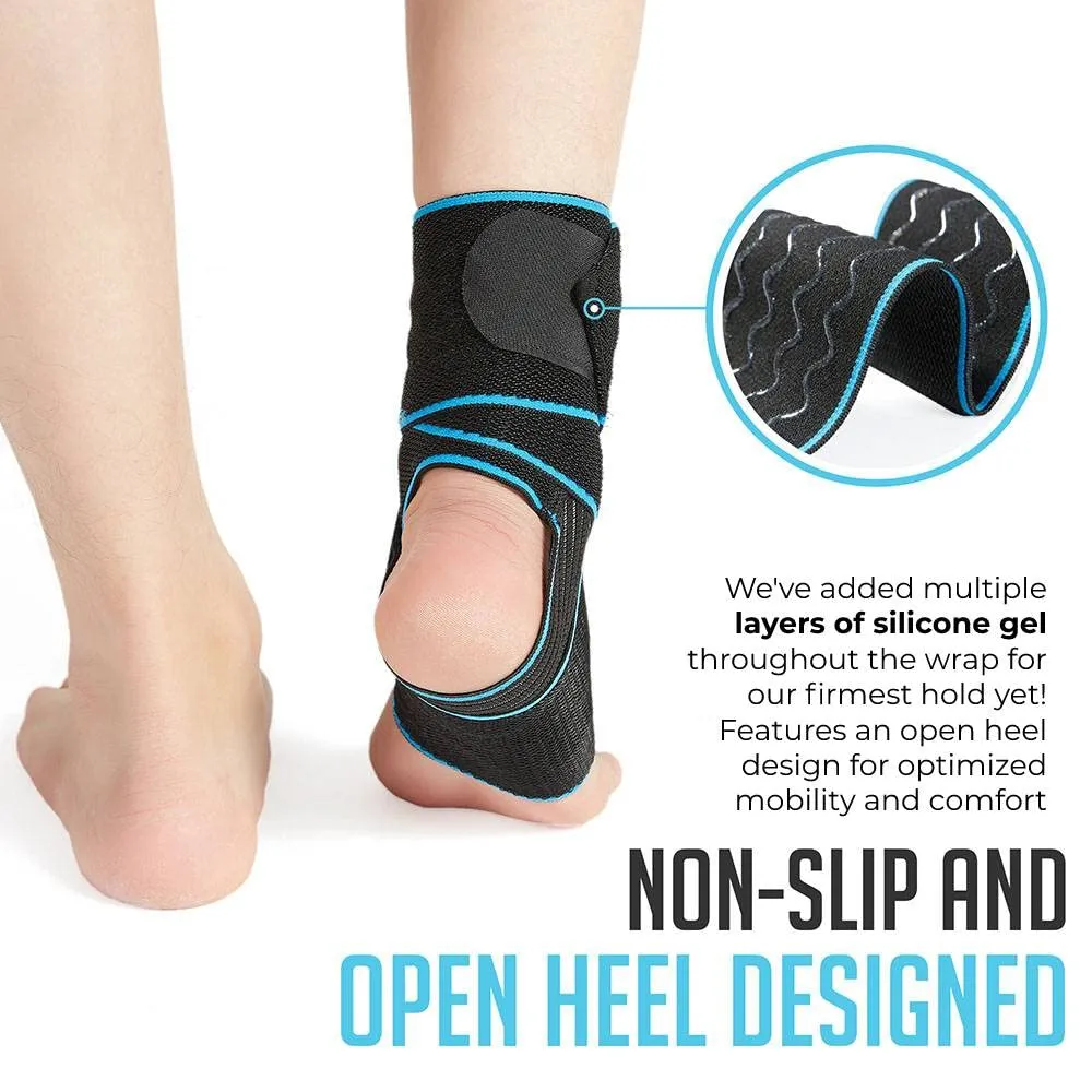 Ankle Support Brace, Adjustable Compression Ankle Braces for Sports Protection, One Size Fits Most for Men & Women 1