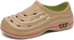 Armadillo Chef Shoes for Men Women Arch Support Work Clogs Slip Resistant Orthopedic for Chef Nurse Garden Comfortable, Slip-On Cushion Slide Sandals Shoes Wide Waterproof Nursing Shoe Unisex