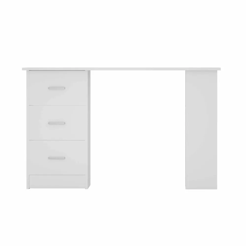 Artiss Computer Desk Drawer Shelf Cabinet White 120cm