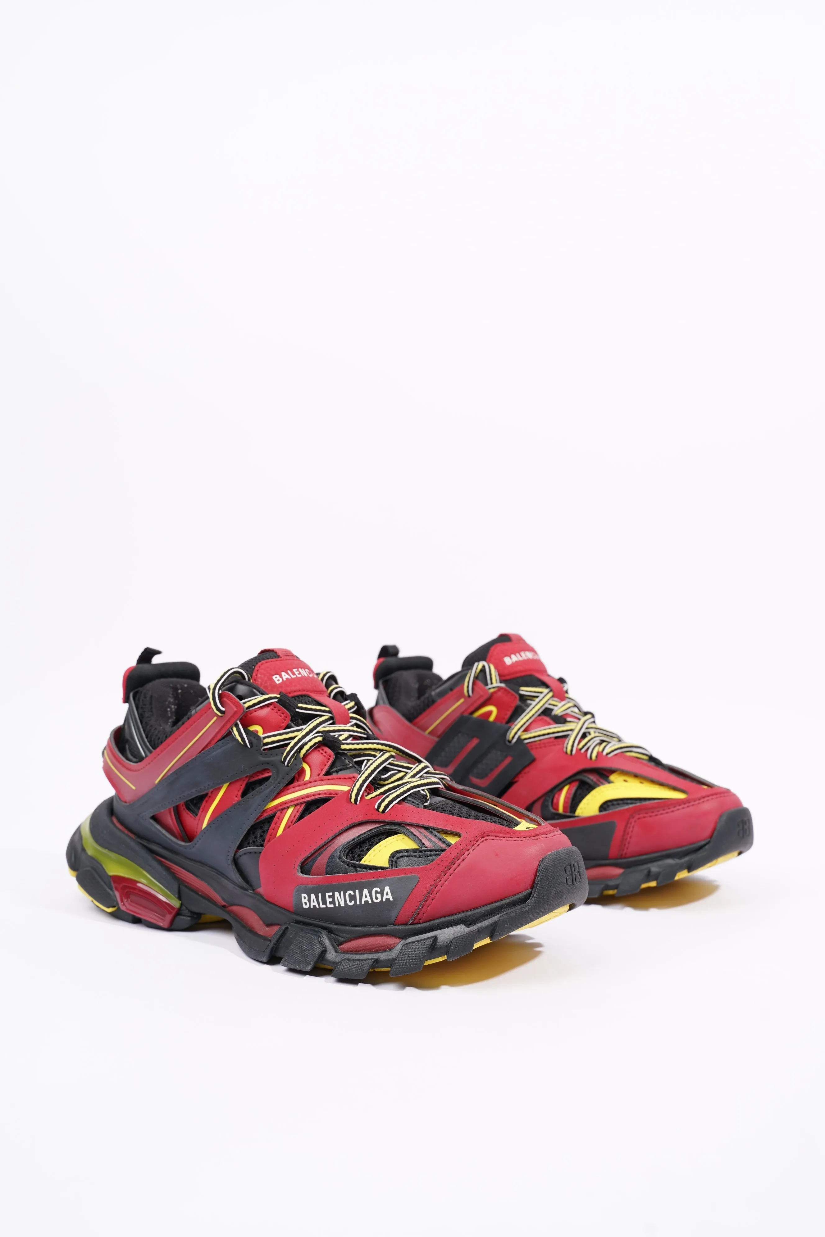 Balenciaga Mens Track Red / Yellow / Black EU 39 / UK 5