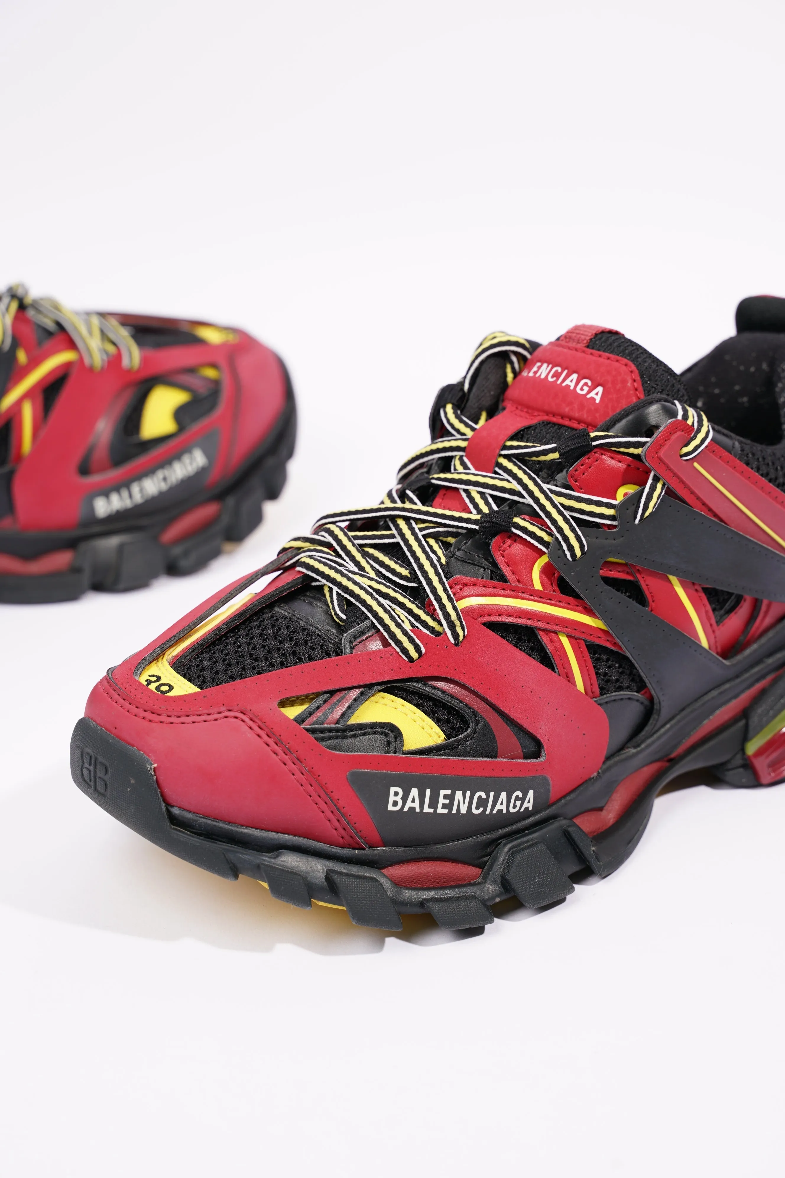 Balenciaga Mens Track Red / Yellow / Black EU 39 / UK 5