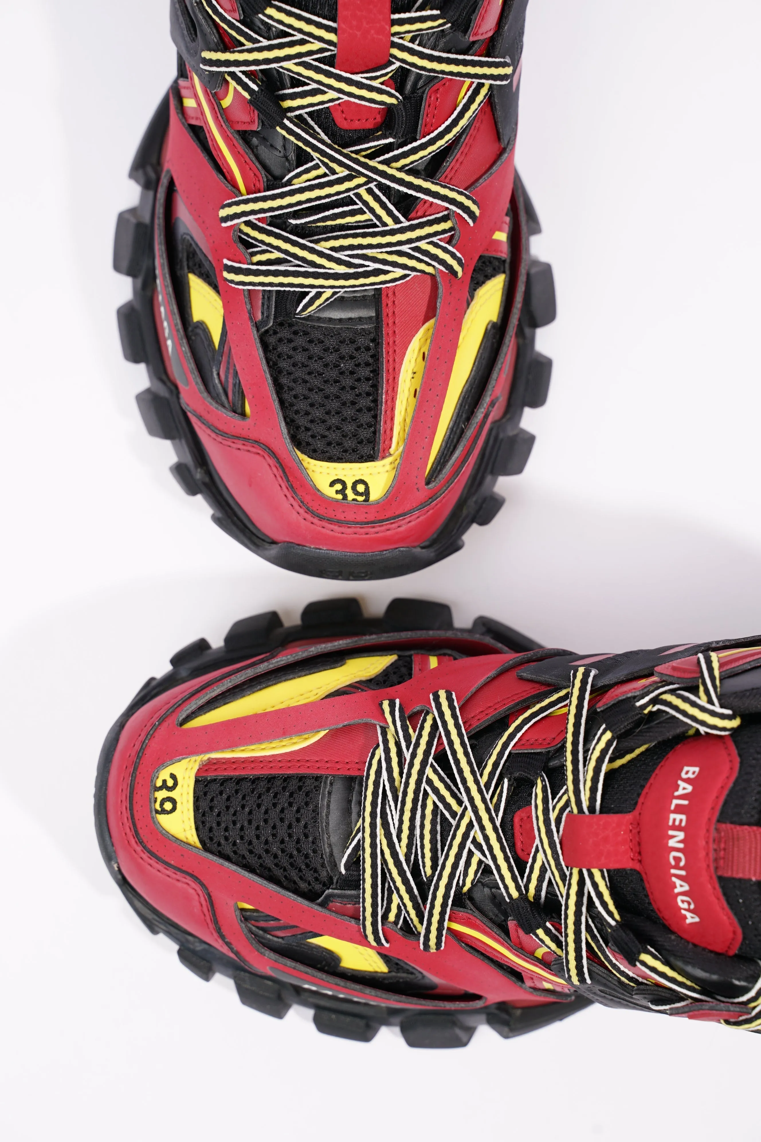 Balenciaga Mens Track Red / Yellow / Black EU 39 / UK 5