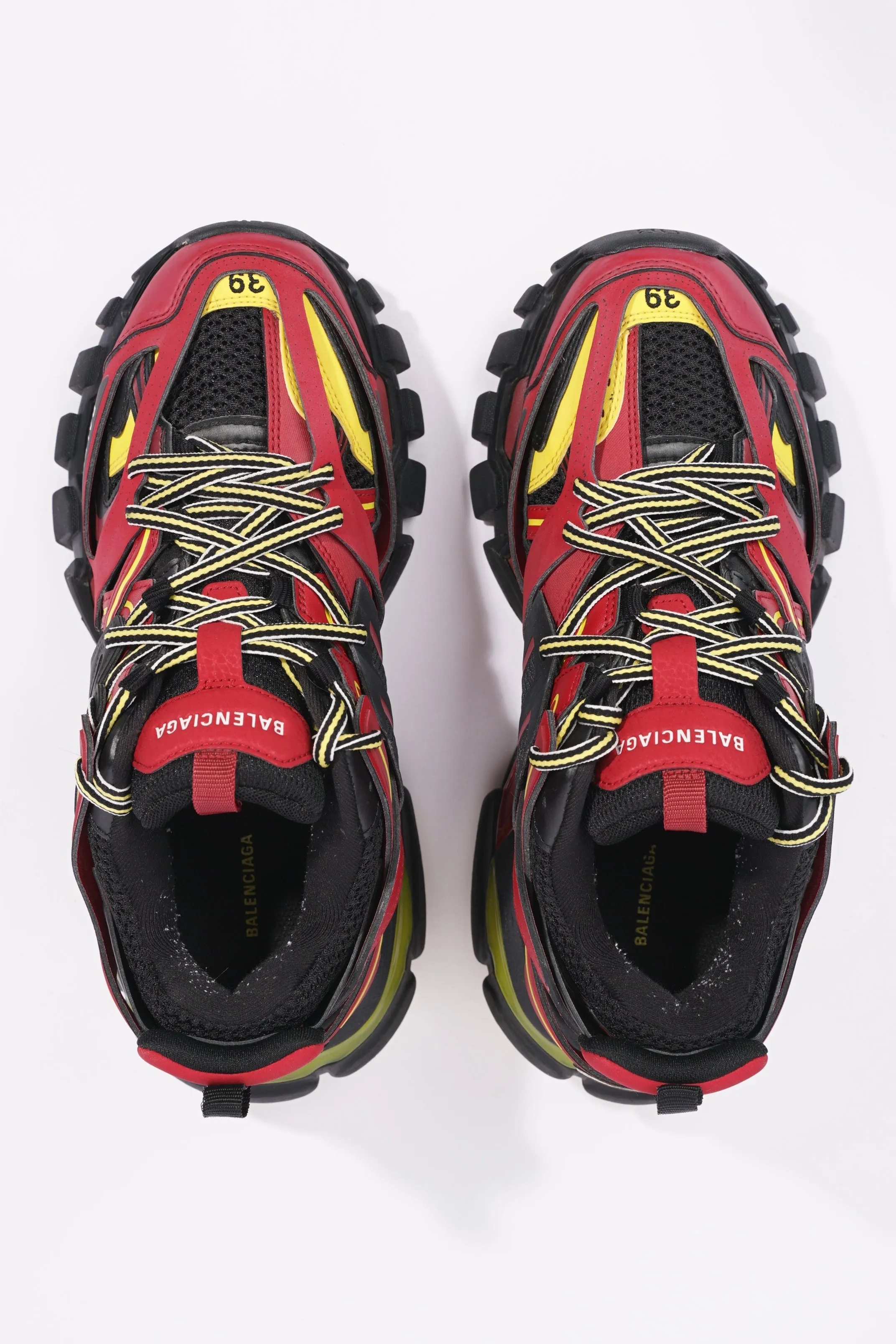 Balenciaga Mens Track Red / Yellow / Black EU 39 / UK 5