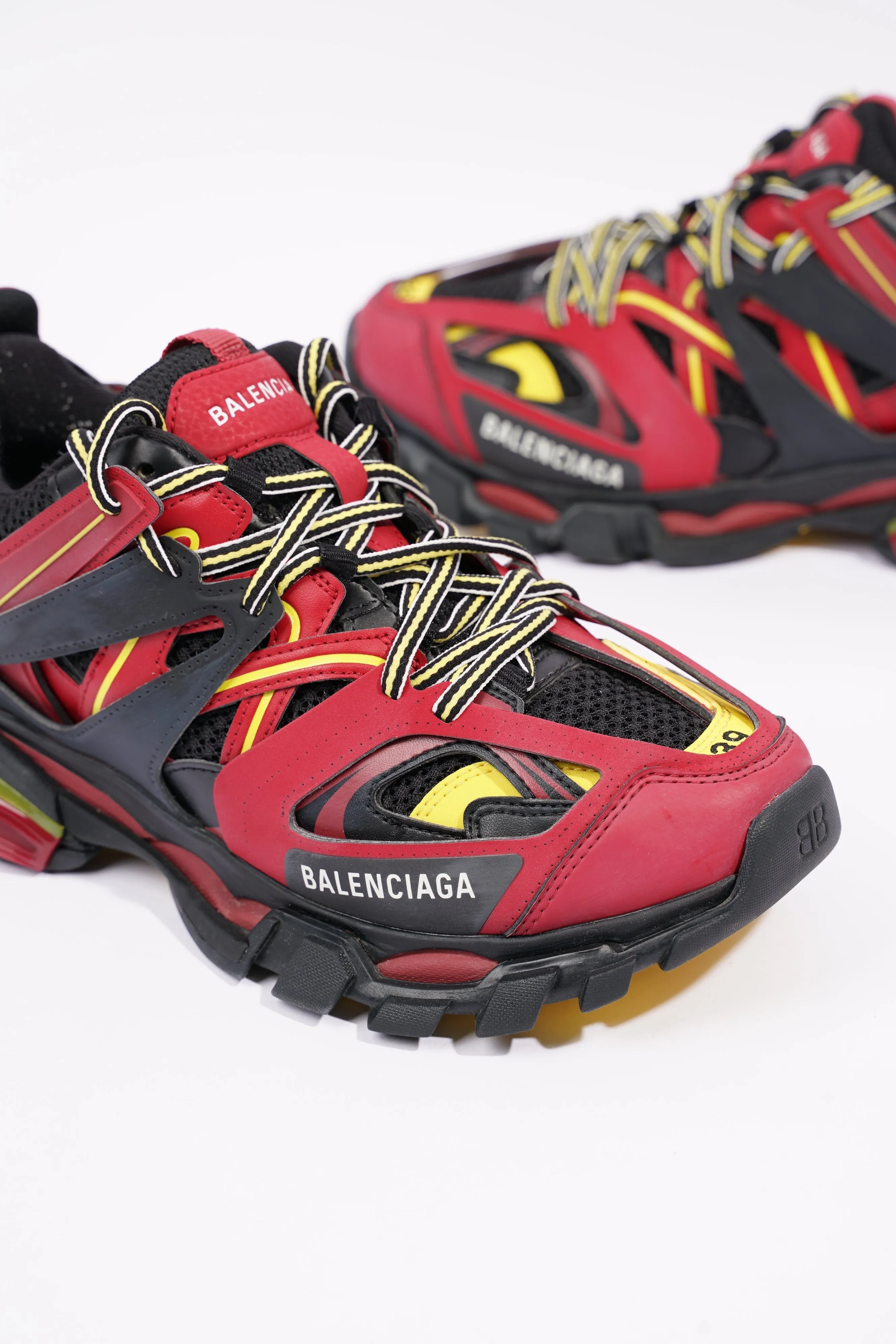 Balenciaga Mens Track Red / Yellow / Black EU 39 / UK 5
