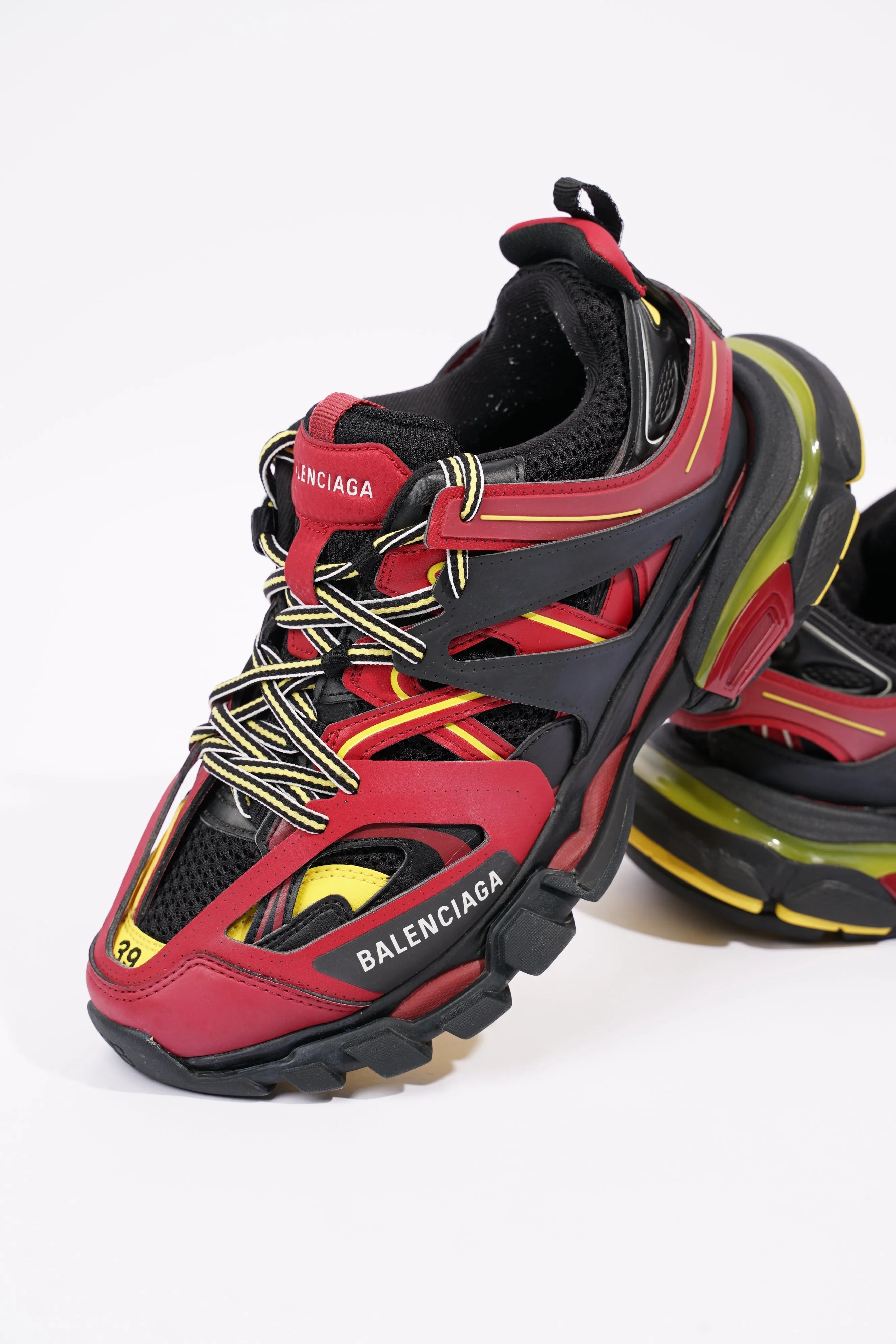 Balenciaga Mens Track Red / Yellow / Black EU 39 / UK 5