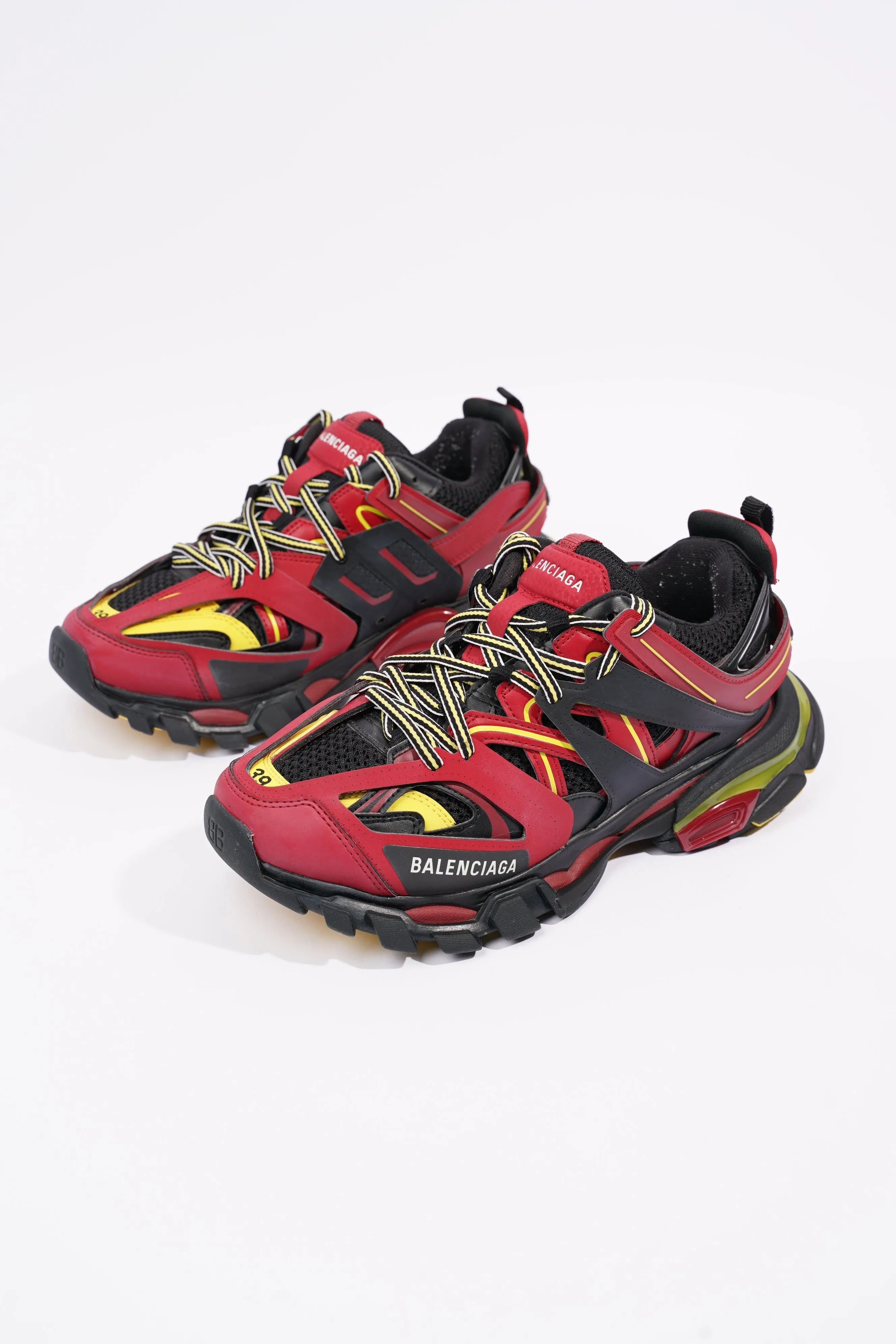 Balenciaga Mens Track Red / Yellow / Black EU 39 / UK 5