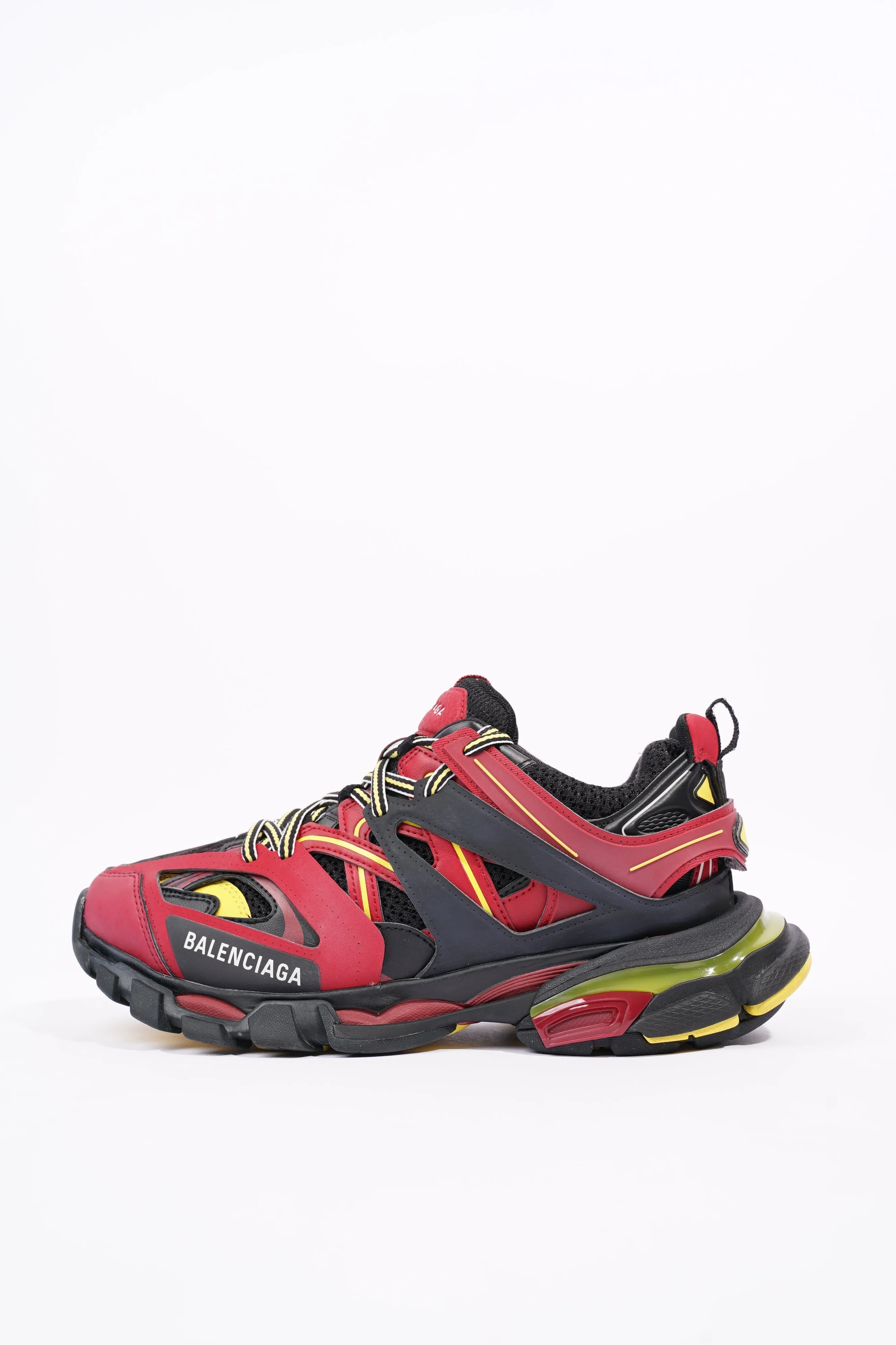 Balenciaga Mens Track Red / Yellow / Black EU 39 / UK 5