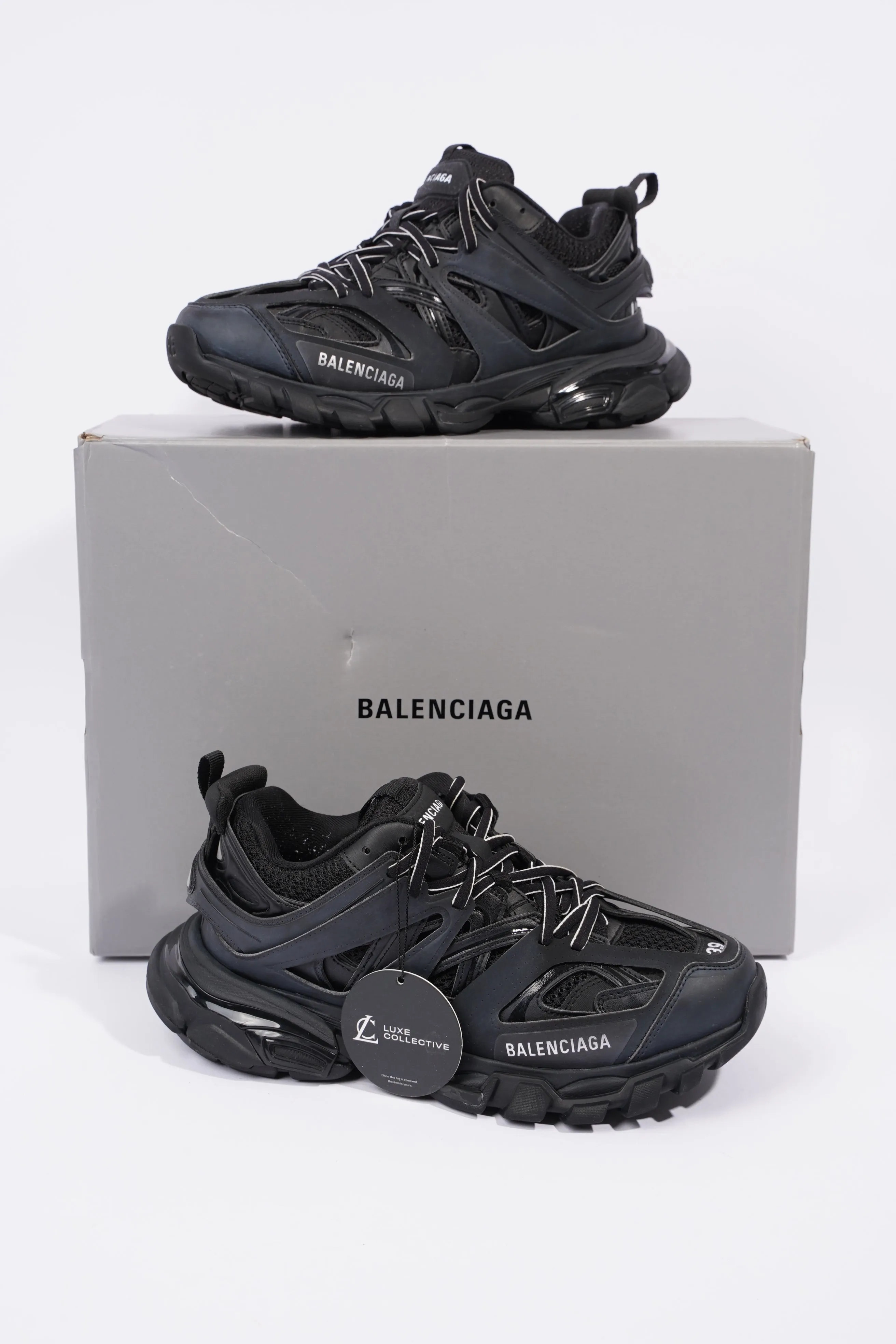 Balenciaga Track Black Mesh EU 39 UK 6