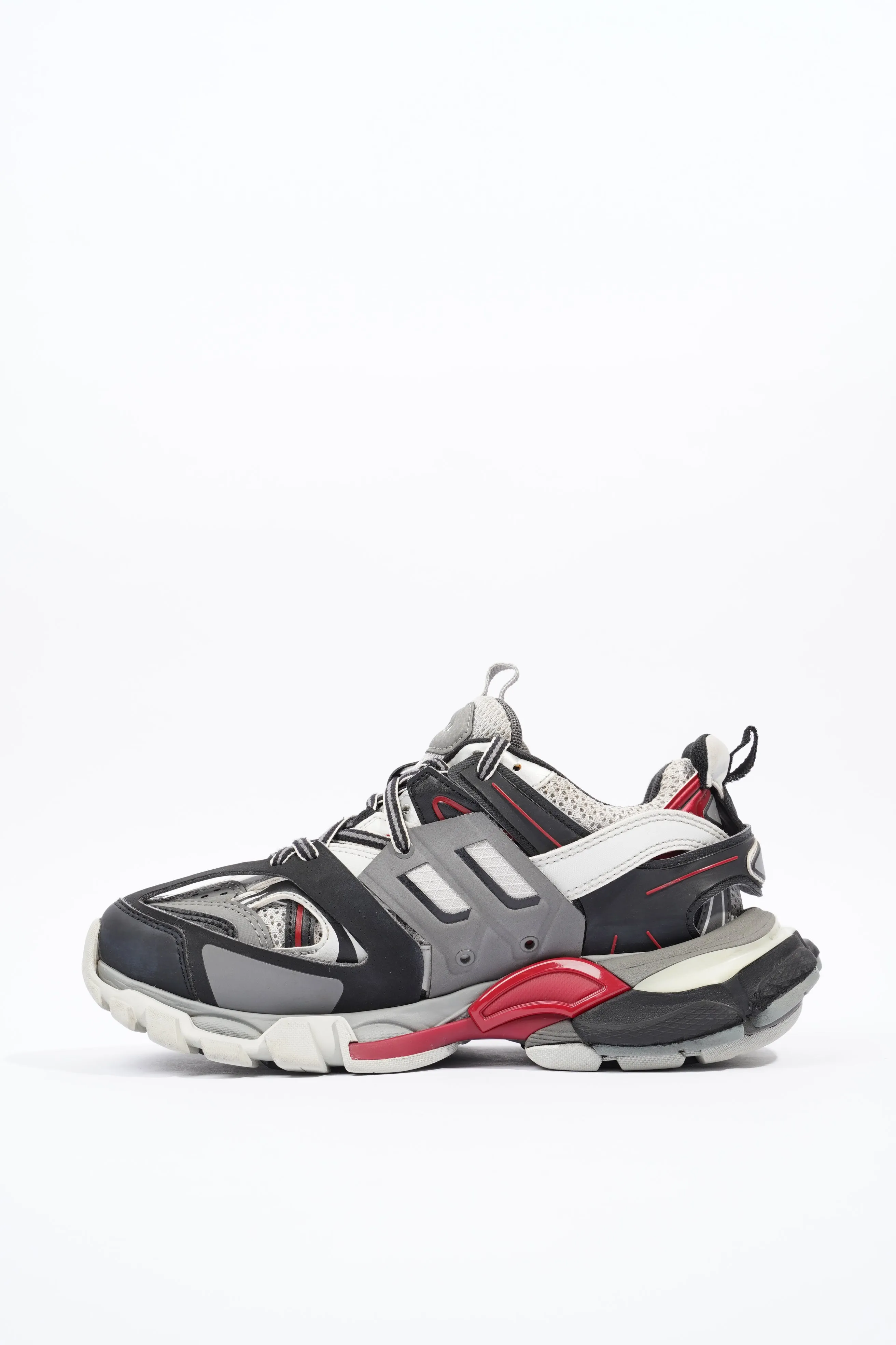 Balenciaga Track Grey / Black / Red Mesh EU 37 UK 4
