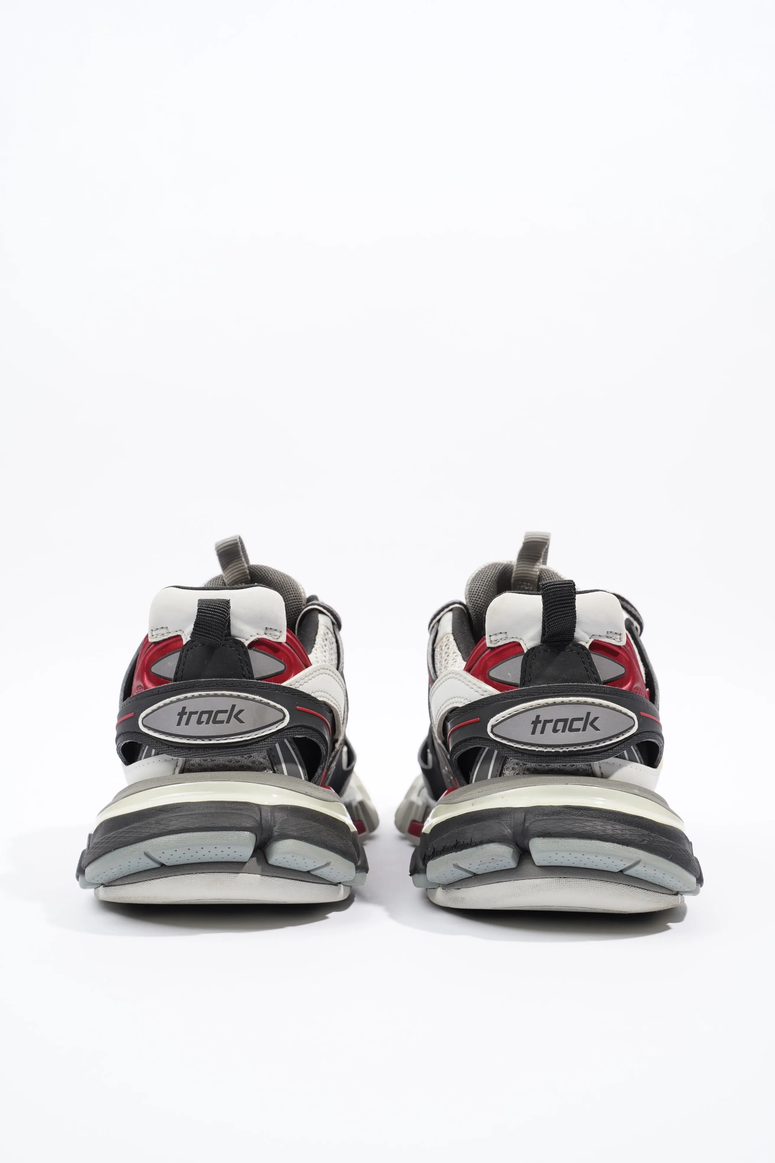 Balenciaga Track Grey / Black / Red Mesh EU 37 UK 4