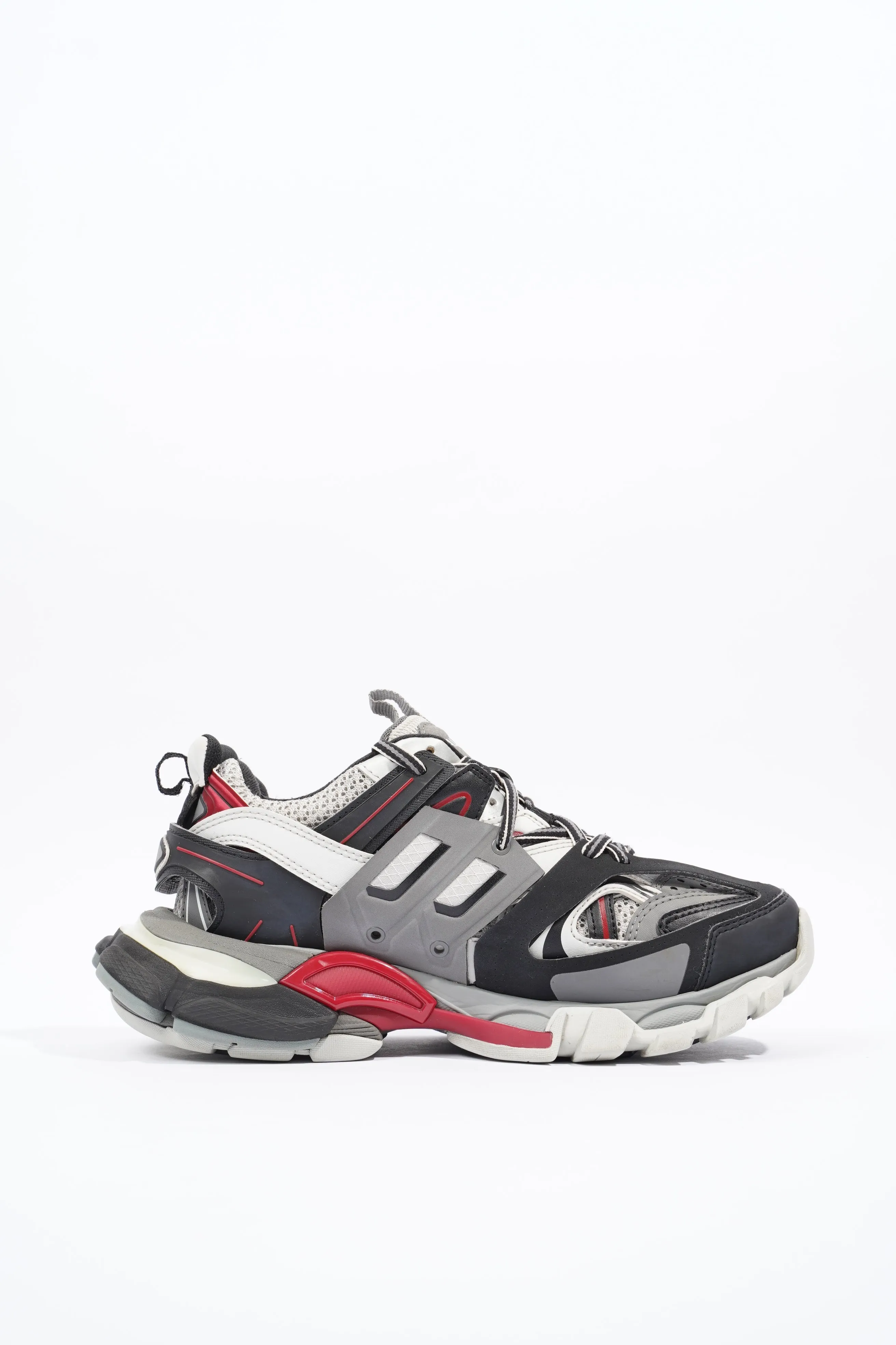 Balenciaga Track Grey / Black / Red Mesh EU 37 UK 4