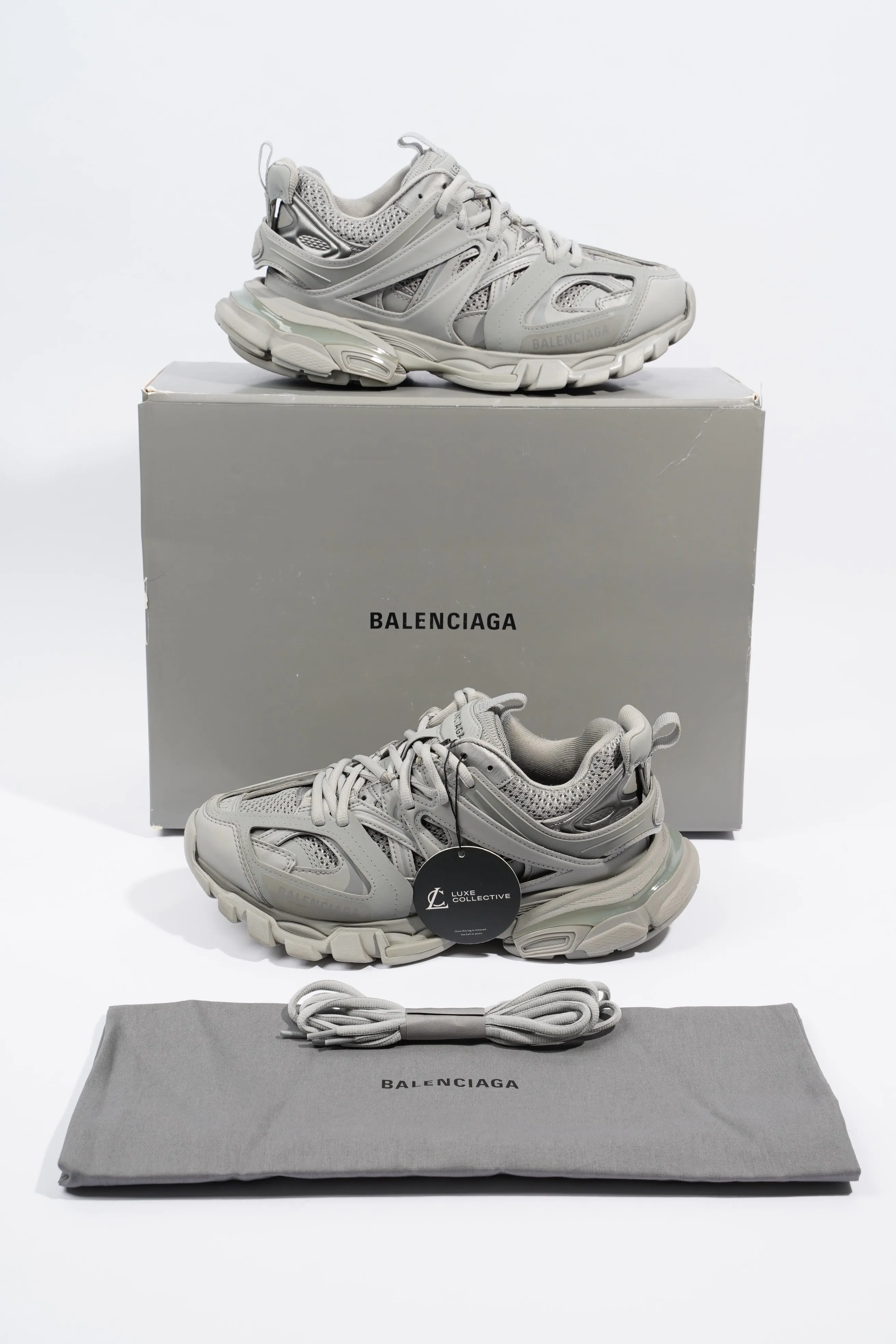 Balenciaga Track Grey Mesh EU 39 UK 6
