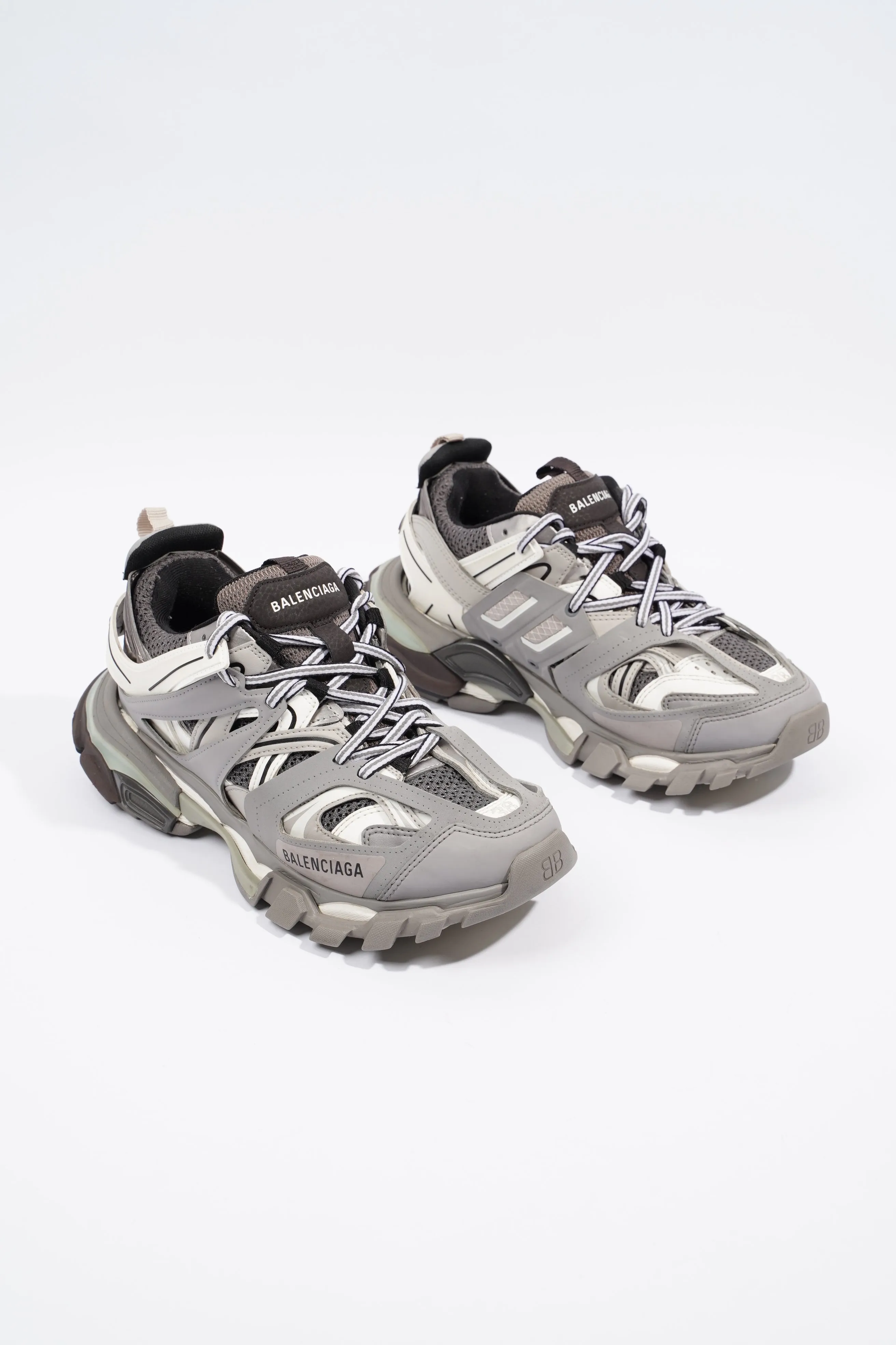 Balenciaga Track Grey / White / Black Mesh EU 38 UK 5