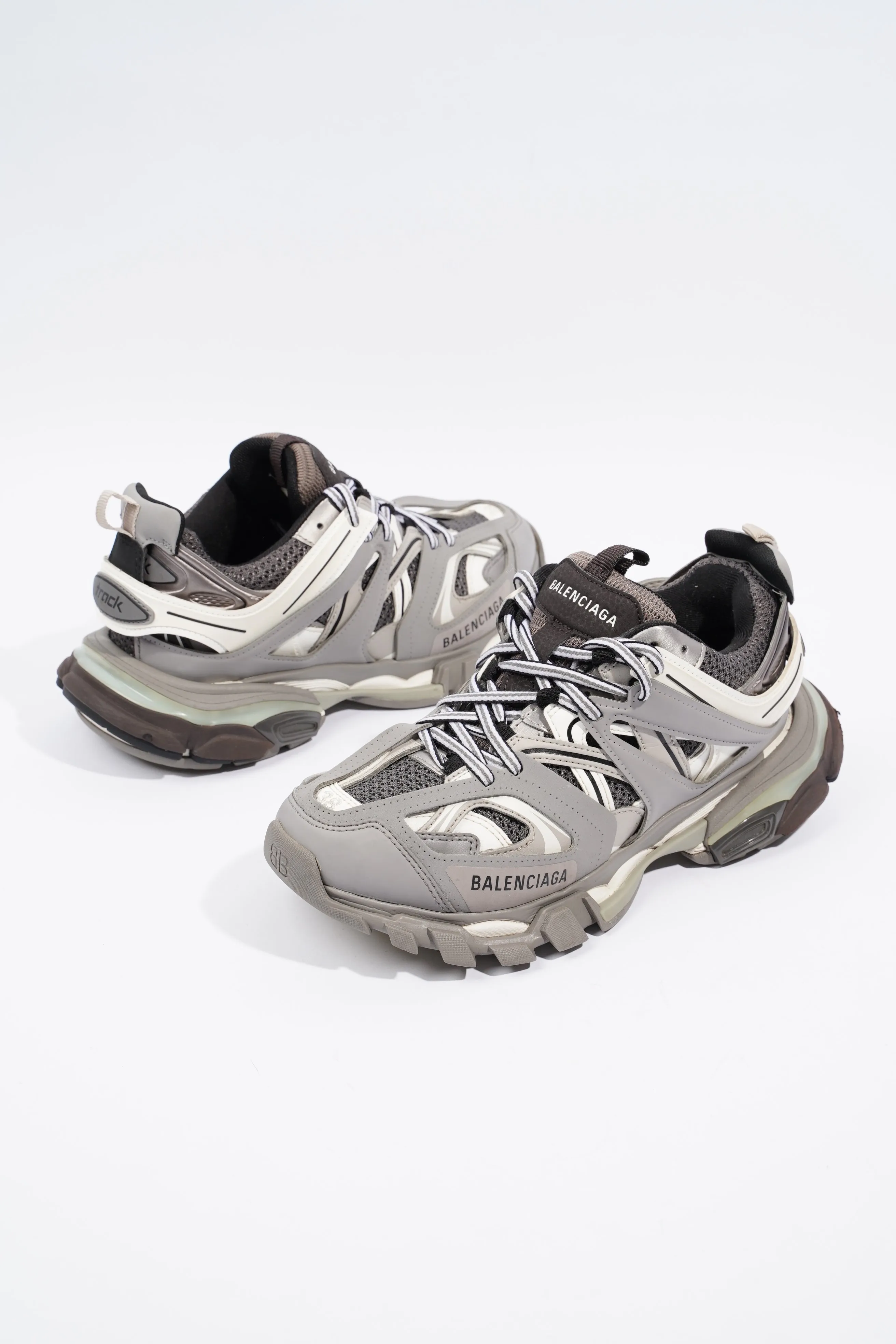 Balenciaga Track Grey / White / Black Mesh EU 38 UK 5