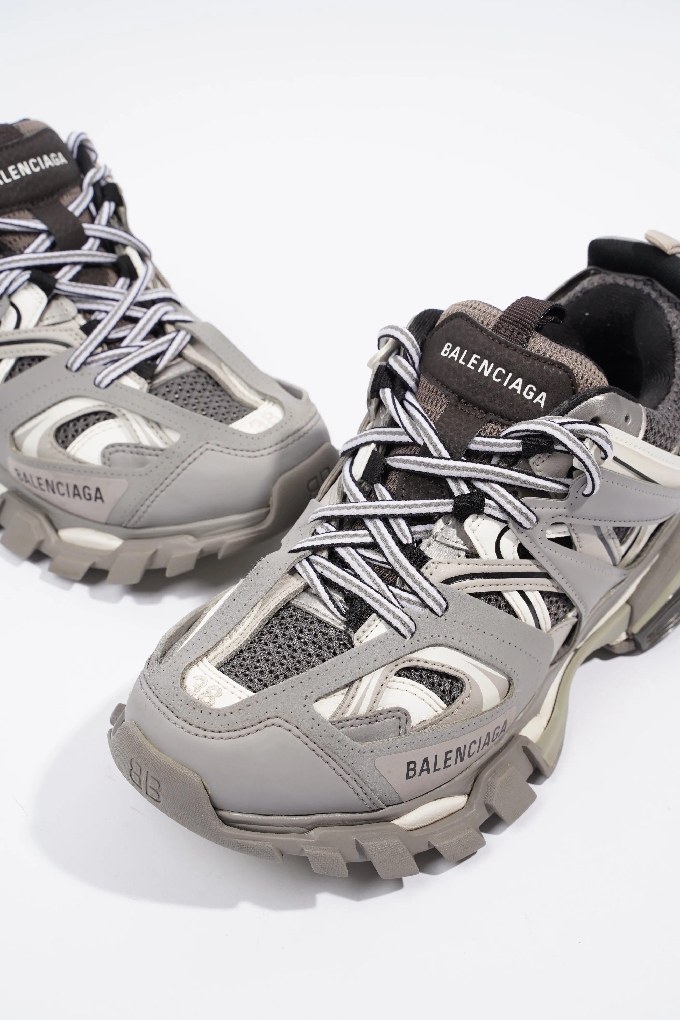 Balenciaga Track Grey / White / Black Mesh EU 38 UK 5