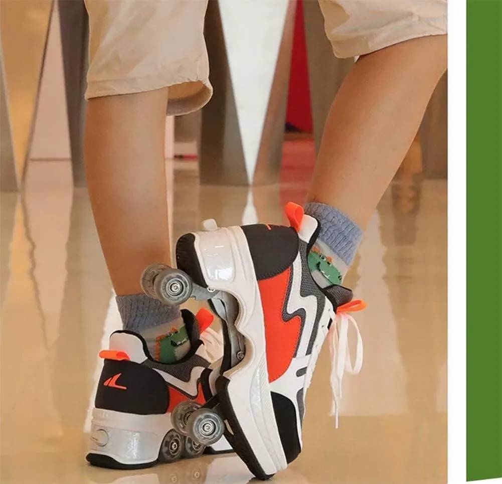 Bring R?der Sports Roller Skates Can Retractable Technology Fashion Puller Roller Running Outdoor Training Children Youth Holiday Gifts