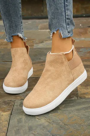 Camel High Top Slip-on Casual Sneakers | PRE ORDER