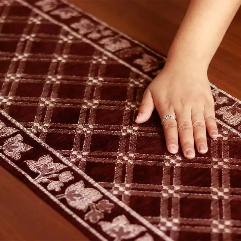 Chennile Delight Polyester Table Runner | 13X72 inch