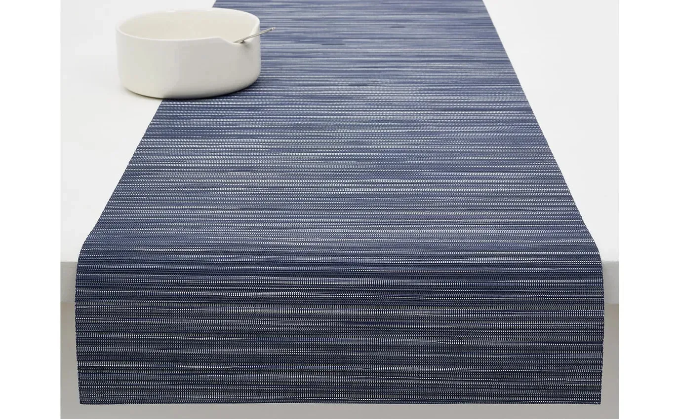 Chilewich Ribweave Table Runner – Indigo – 14in x 72in