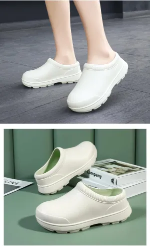 Comfortable and Non-Slip Women's Chef Shoes - Waterproof and Oil Resistant