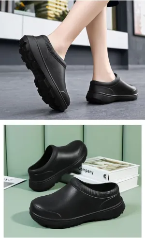 Comfortable and Non-Slip Women's Chef Shoes - Waterproof and Oil Resistant