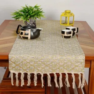Cotton Foil Printed Table Runner | 54 x 14 inches