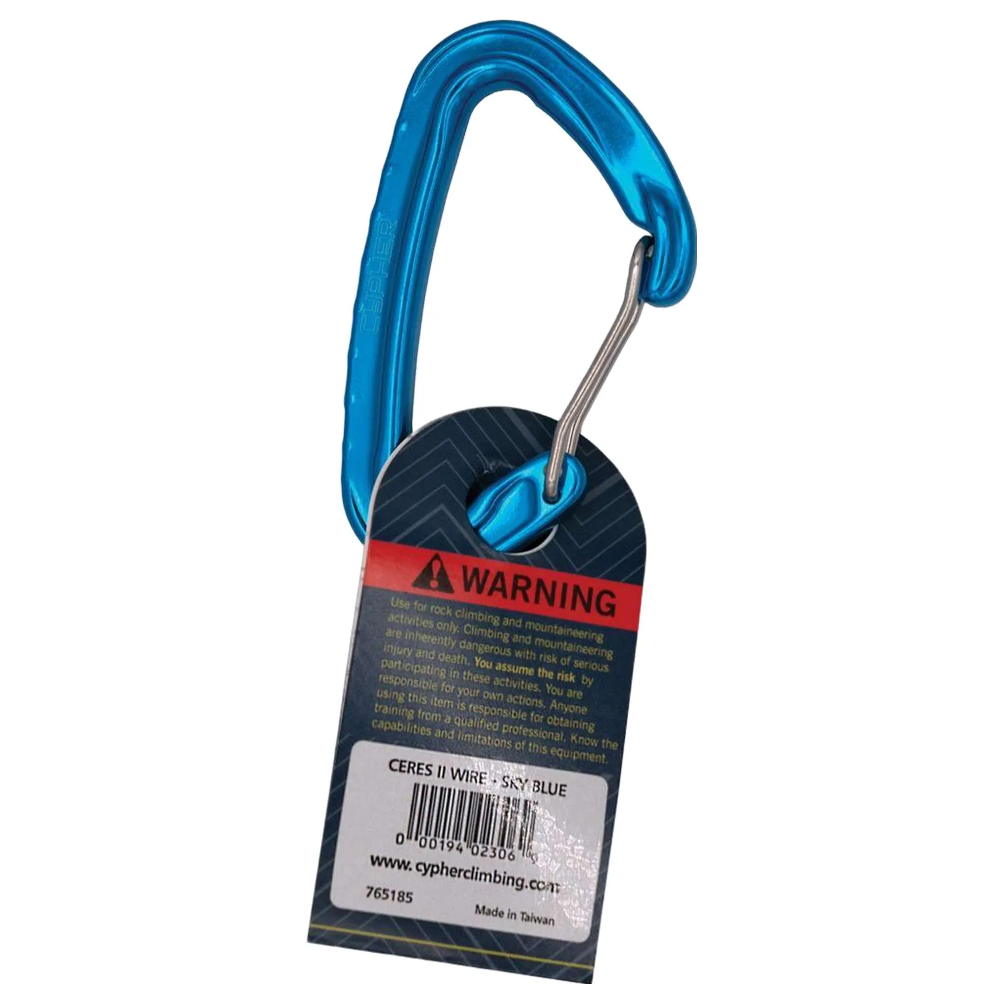 Cypher CERES II Wire Gate Carabiner - Ultra-light Trad Climbing Essential