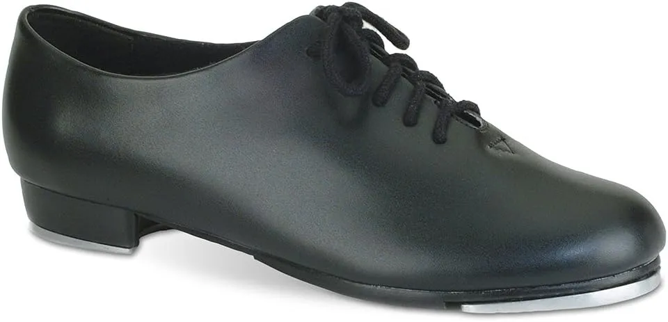 Danshuz Girl's Value Tapper Lace Up Black Oxford Tap Shoes 13.5 M