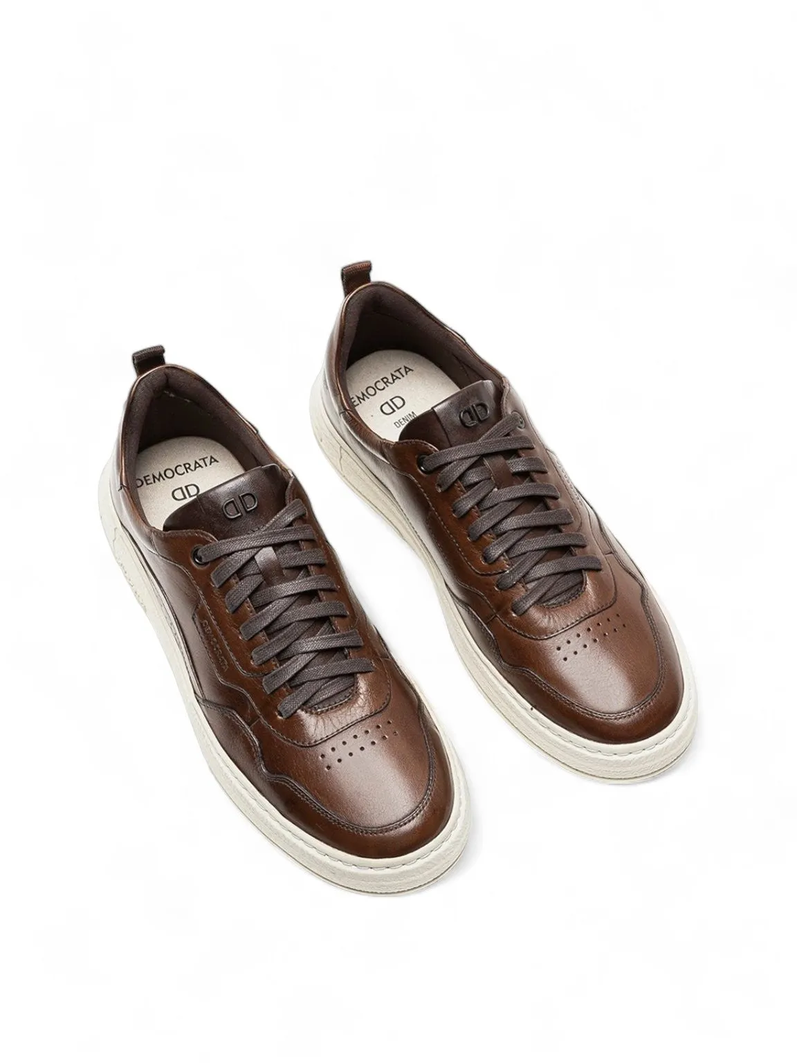 Denin City Leather Sneakers