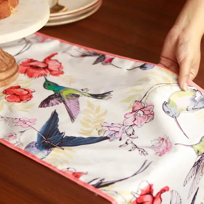 Ecstasy Birds Table Runner | 13 x 72 Inches