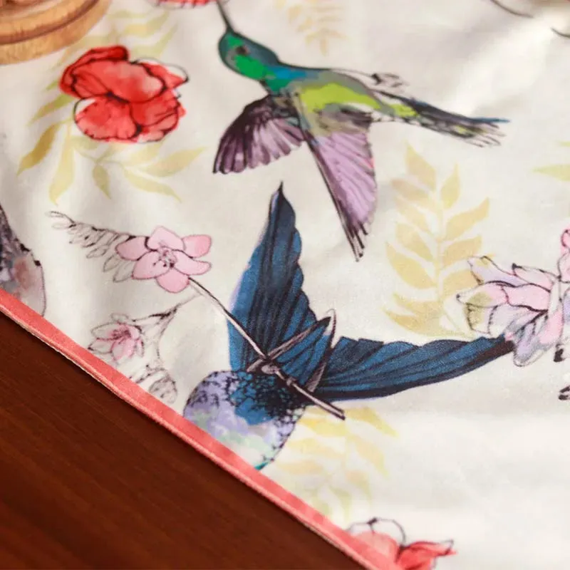 Ecstasy Birds Table Runner | 13 x 72 Inches