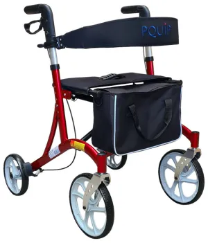 Euro Rollator X Fold Low Padded Seat 10” Front Castor