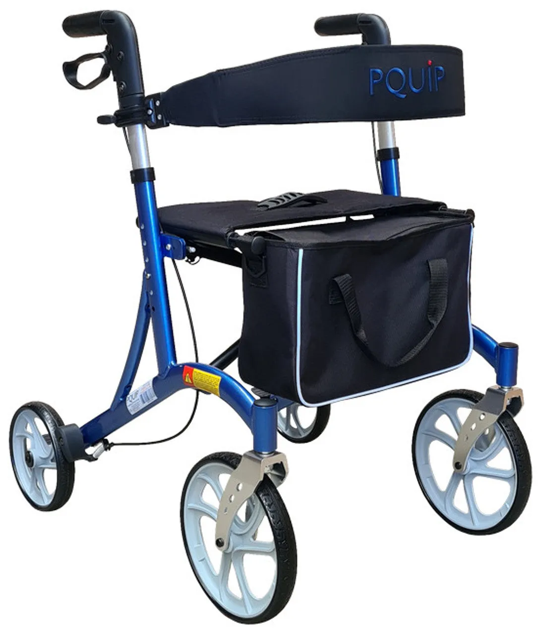 Euro Rollator X Fold Low Padded Seat 10” Front Castor