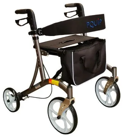 Euro Rollator X Fold Low Padded Seat 10” Front Castor