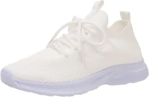 Fashion Spring and Summer Women Sports Shoes Flat Bottom Lightweight Flying Woven Mesh Breathable Comfortable was Shoes