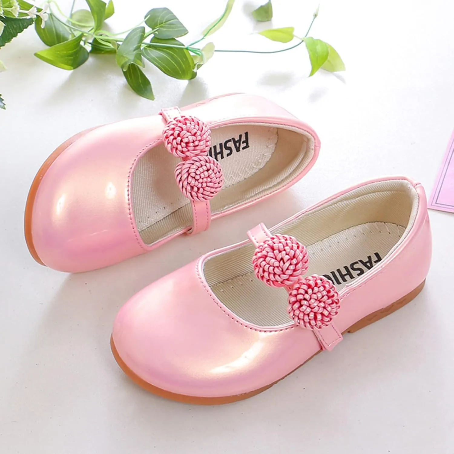 Girl's Mary Jane School Uniform Shoes Toddler Little Kid Dress Shoes Girl Ballet Flat Flower Girl Dress Toddler Shoes