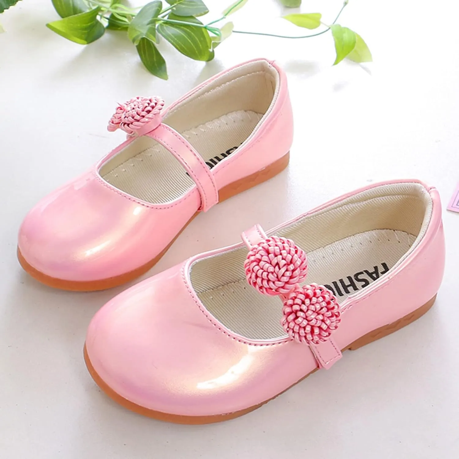 Girl's Mary Jane School Uniform Shoes Toddler Little Kid Dress Shoes Girl Ballet Flat Flower Girl Dress Toddler Shoes