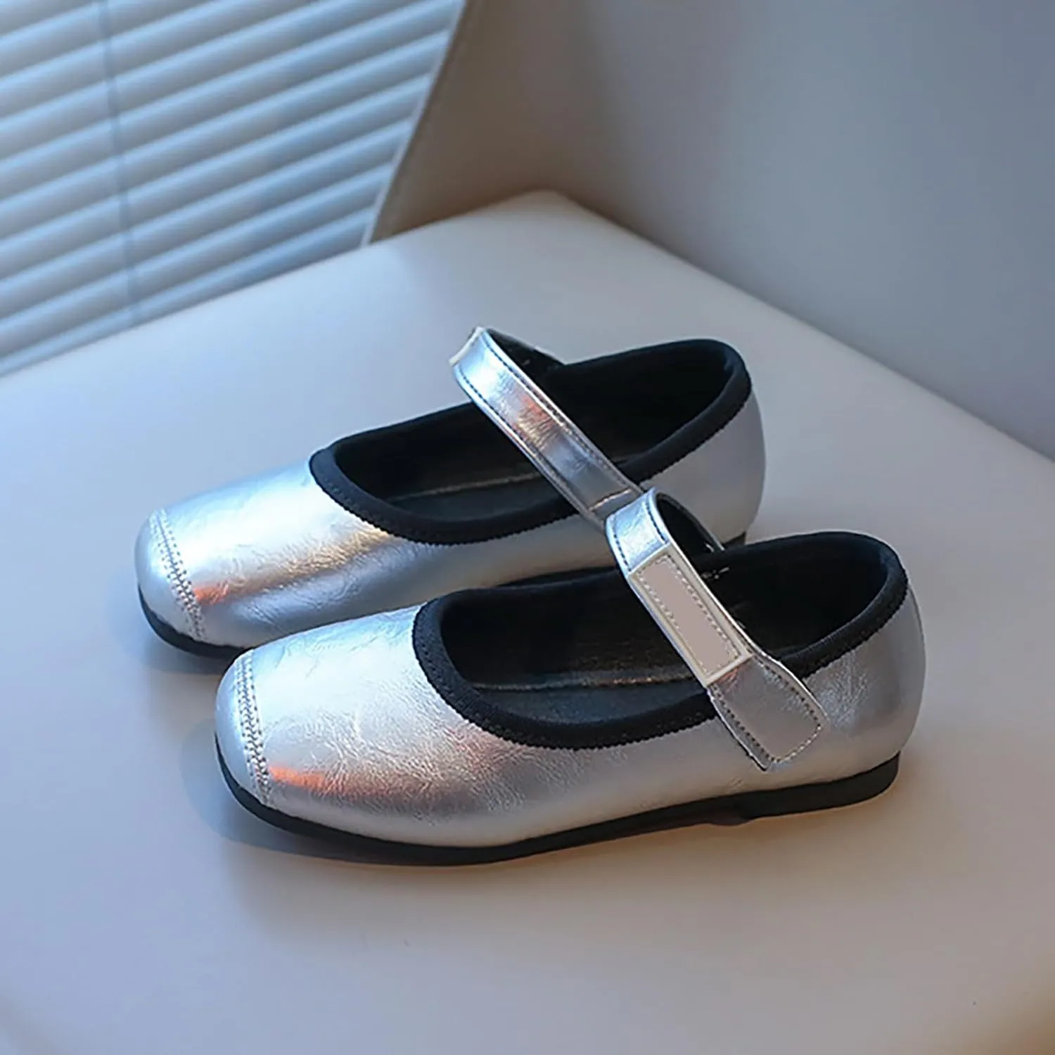 Girls Mary Jane Shoes Toddler Dress Shoes Ballet Flats Little Girls Wedding Party Uniform School Shoes Shoes for Girls