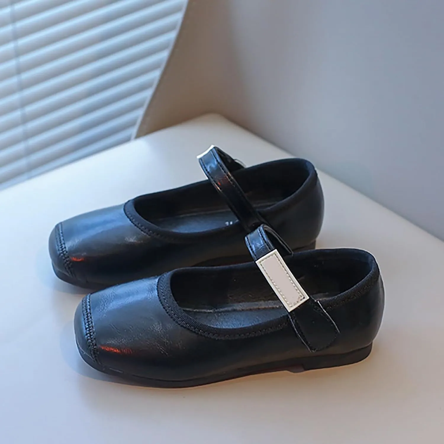 Girls Mary Jane Shoes Toddler Dress Shoes Ballet Flats Little Girls Wedding Party Uniform School Shoes Shoes for Girls