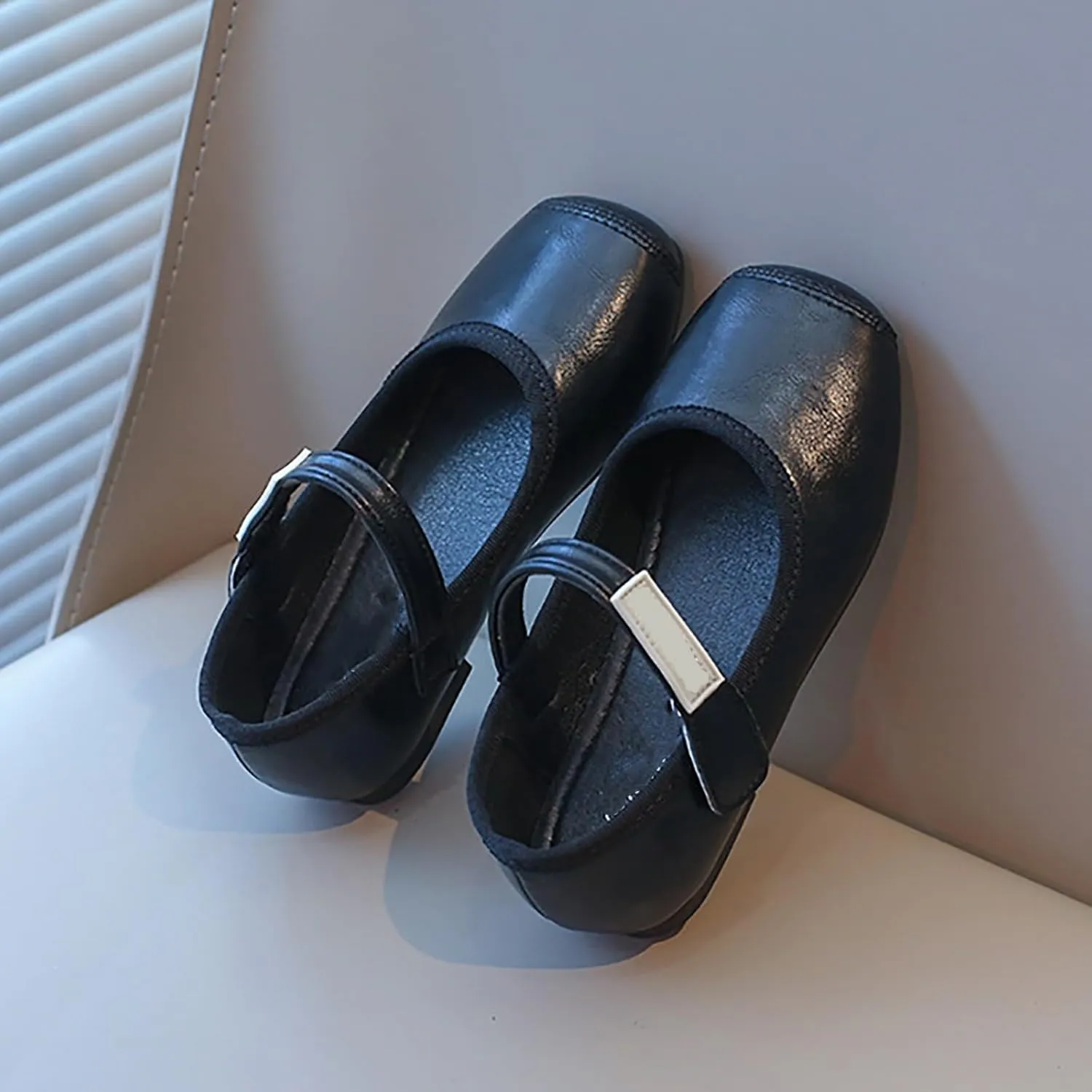 Girls Mary Jane Shoes Toddler Dress Shoes Ballet Flats Little Girls Wedding Party Uniform School Shoes Shoes for Girls