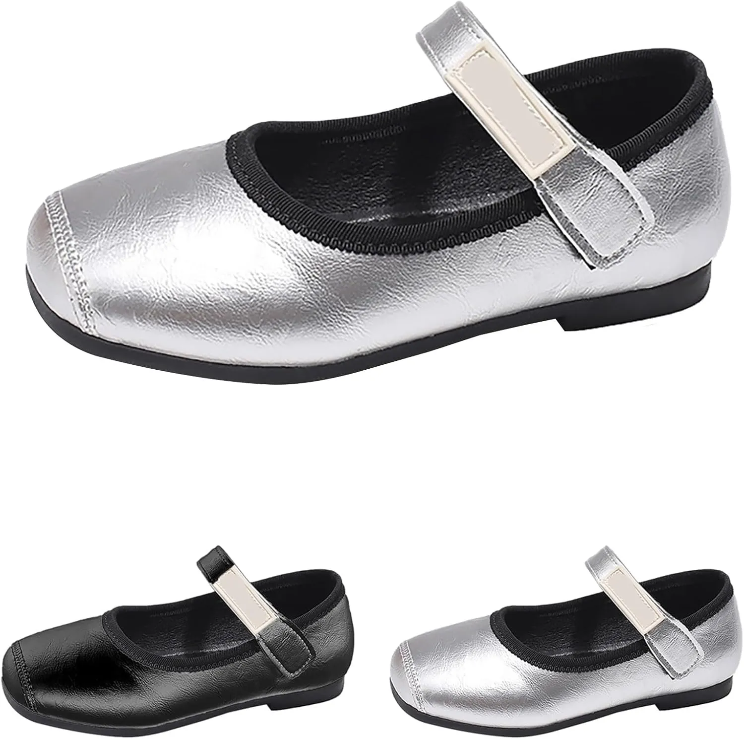 Girls Mary Jane Shoes Toddler Dress Shoes Ballet Flats Little Girls Wedding Party Uniform School Shoes Shoes for Girls