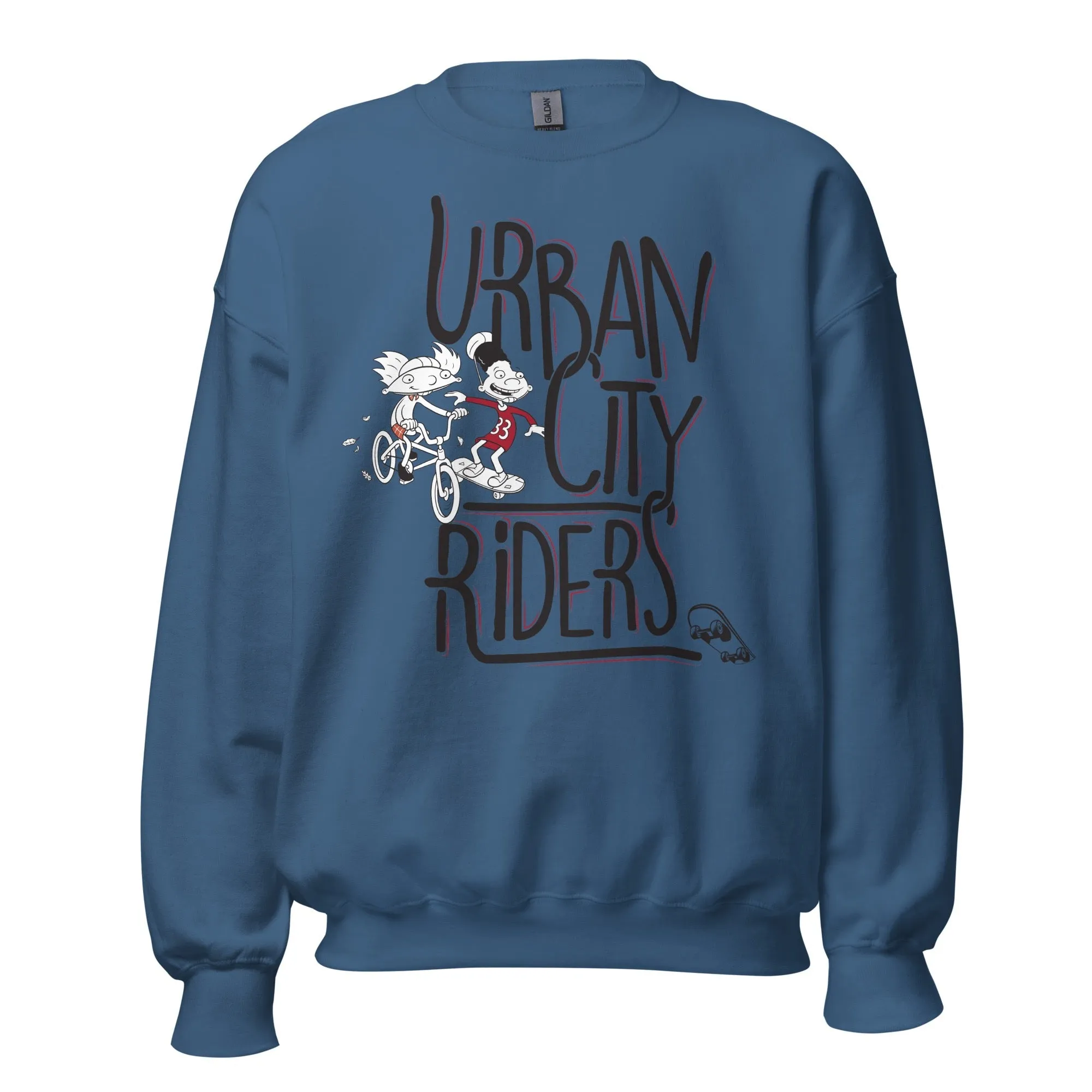 Hey Arnold! Urban City Riders Fleece Crewneck Sweatshirt