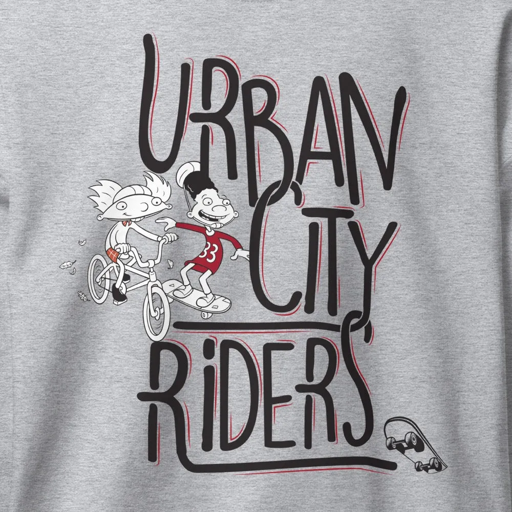 Hey Arnold! Urban City Riders Fleece Crewneck Sweatshirt