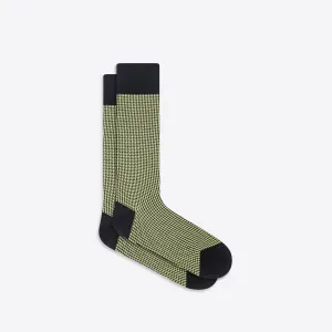 Houndstooth Mid-Calf Socks