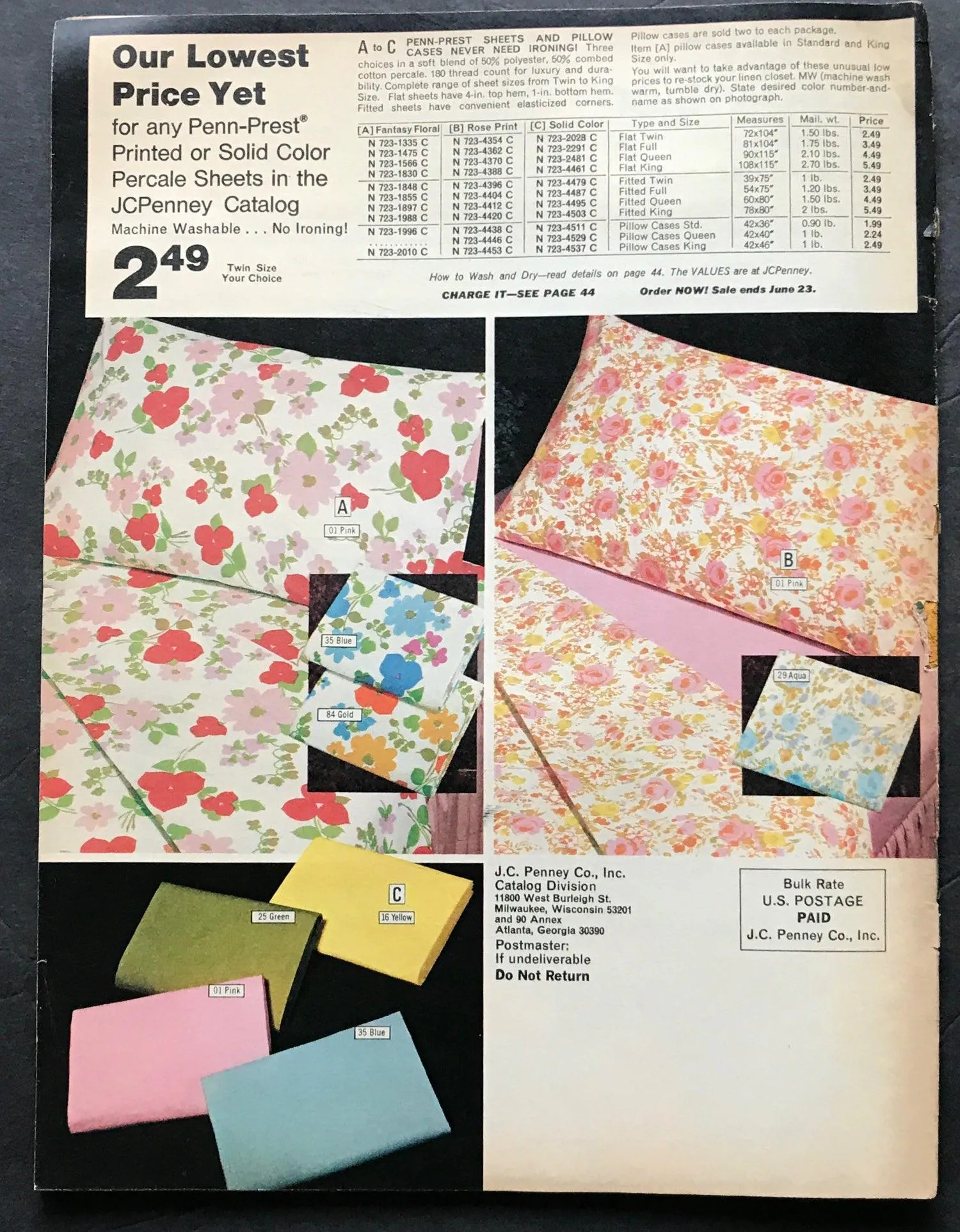 JC Penney Leisure Living Catalog June, 1973