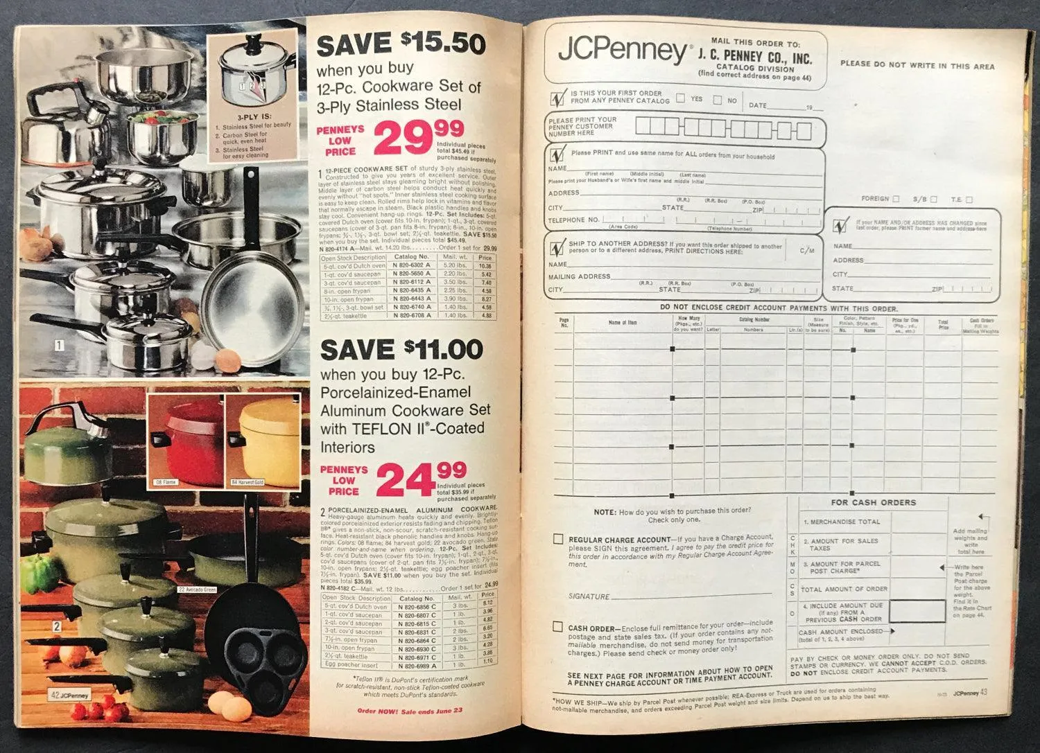 JC Penney Leisure Living Catalog June, 1973