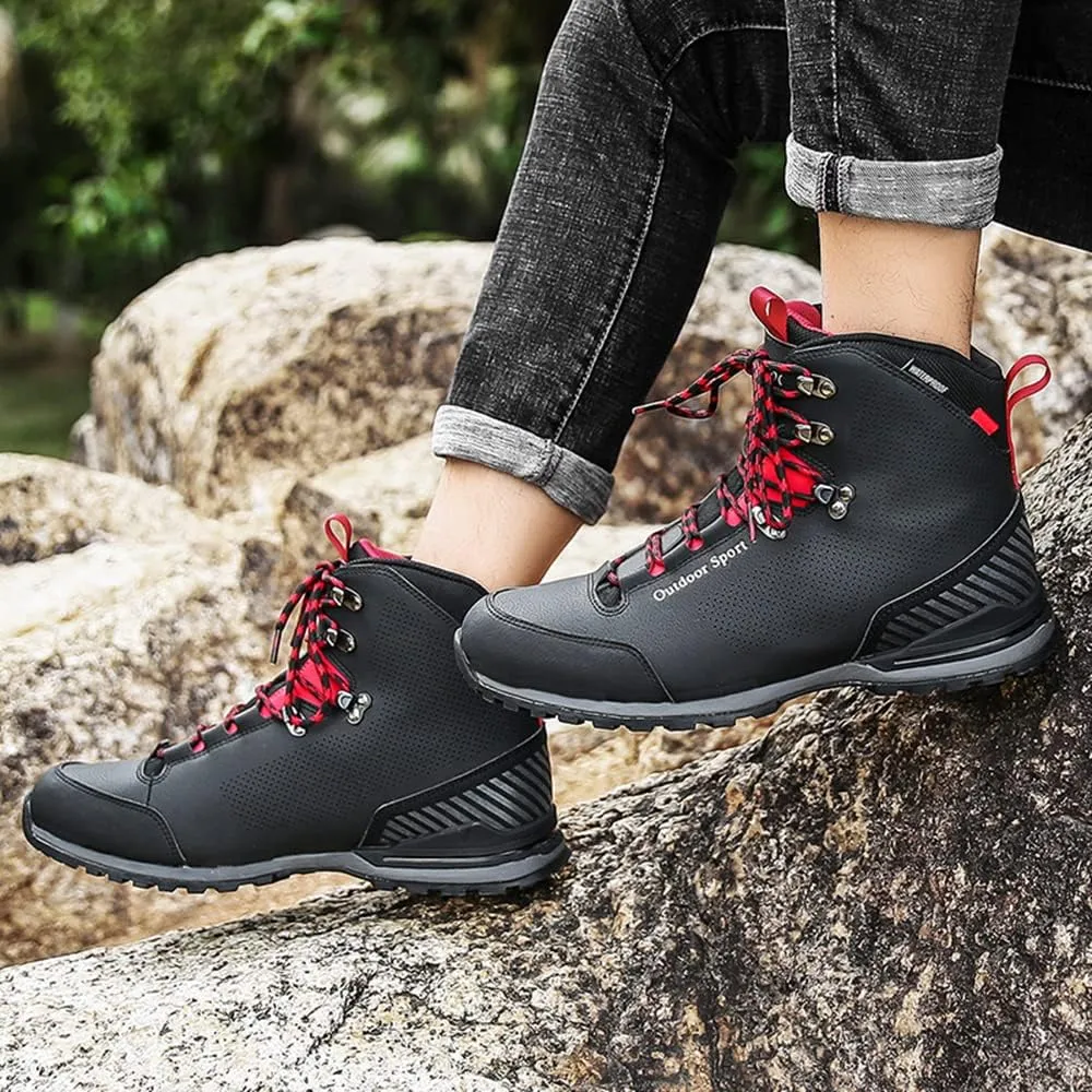 JITUUE Men's Waterproof Ankle Boot Outdoor Hiking Shoe -Designed For Both Daily Life And Outdoor Sports